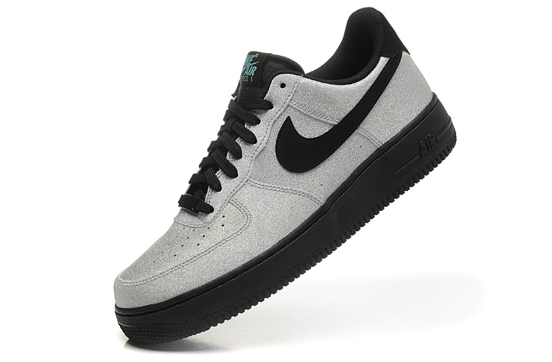 air force noir daim