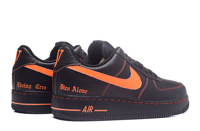 air force noir et orange