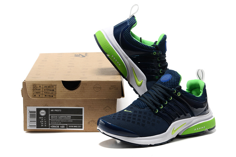 nike air presto homme verte